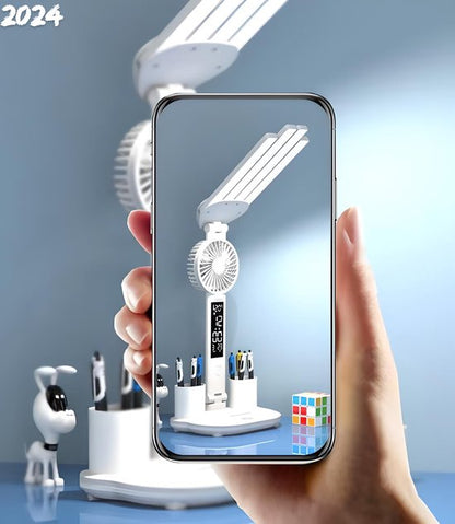 StudyPro™ 5-en-1 (Lámpara Inteligente de Escritorio con Ventilación)