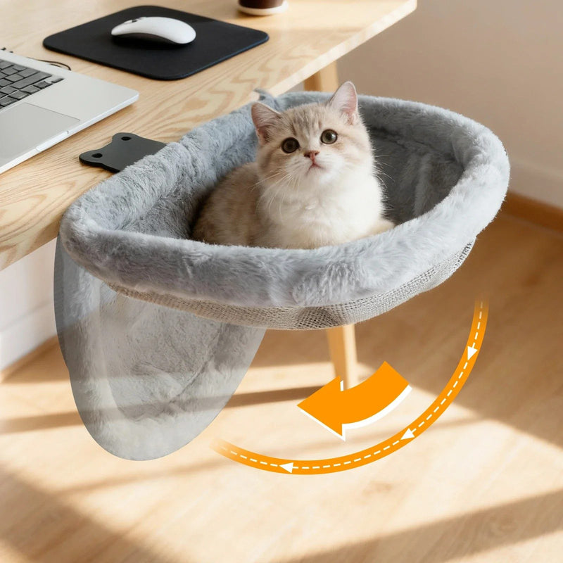 Cama de escritorio para gatos