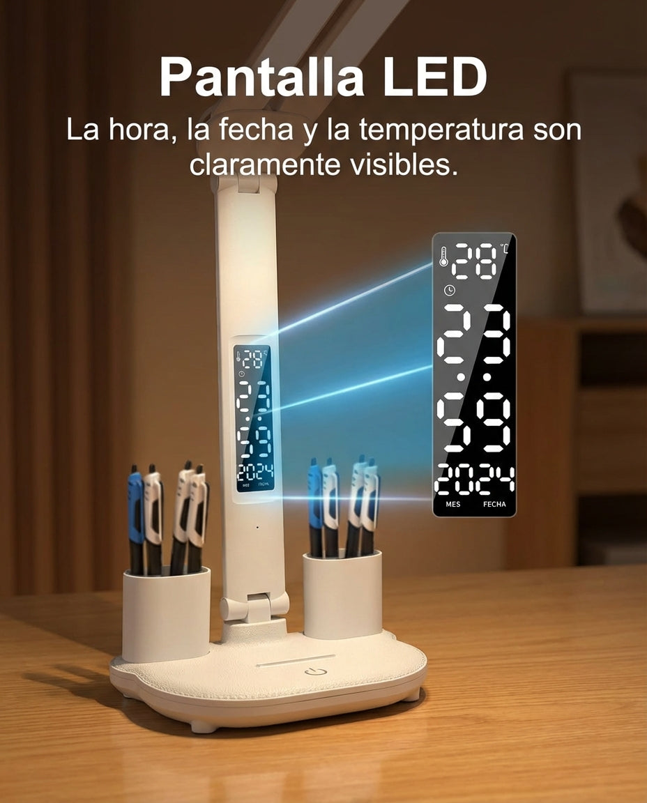 StudyPro™ 5-en-1 (Lámpara Inteligente de Escritorio con Ventilación)