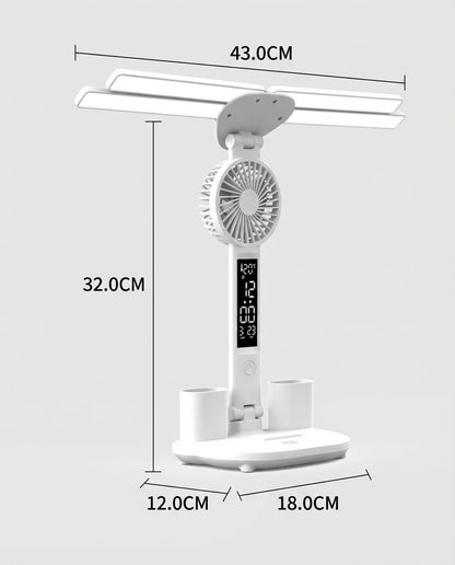 StudyPro™ 5-en-1 (Lámpara Inteligente de Escritorio con Ventilación)