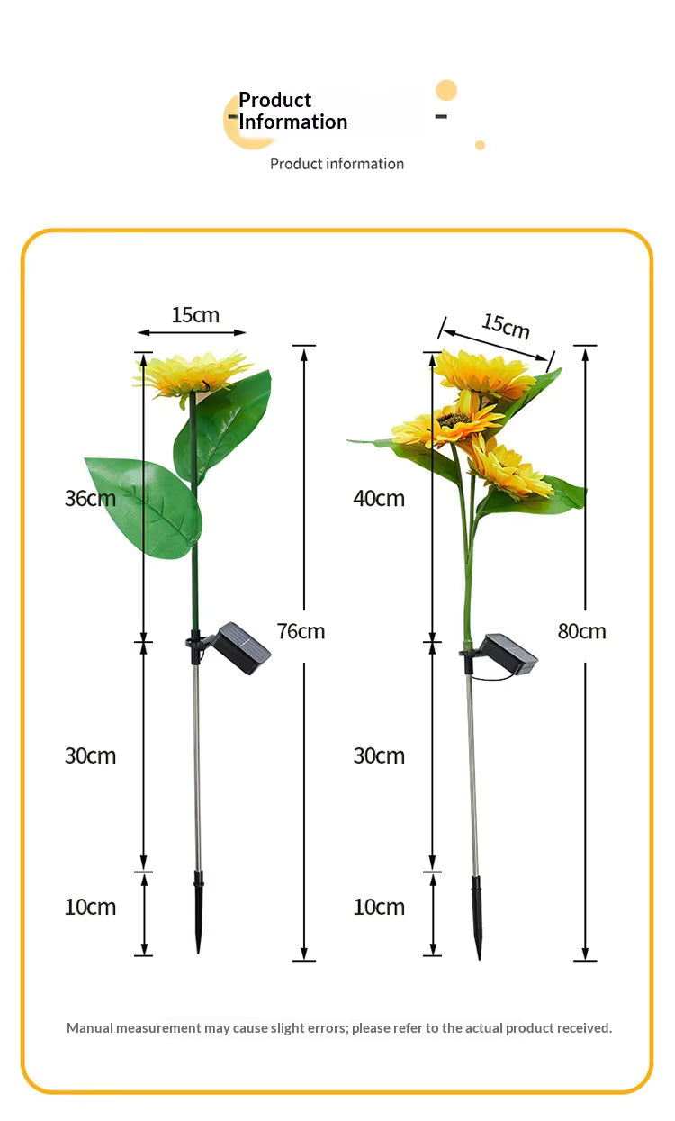 GIRASOLES SOLARES 6 EN 1