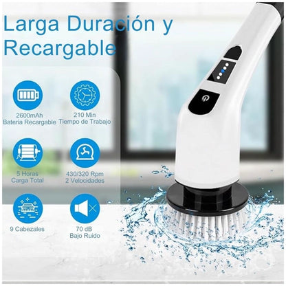 POWER CLEAN 9 EN 1 (Cepillo Electrico de LImpieza)